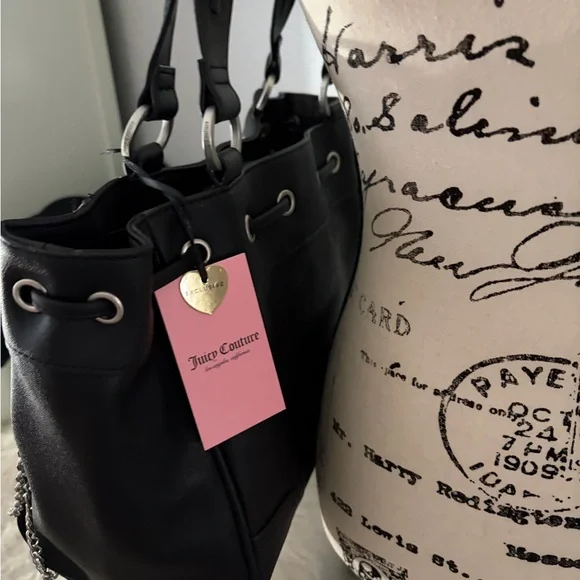 Juicy couture Y2K tote bag with a bow and bling bling ๐ New with tags! ๐ฅ๐ฅ๐ฅ๐ฅ - Picture 3 of 8